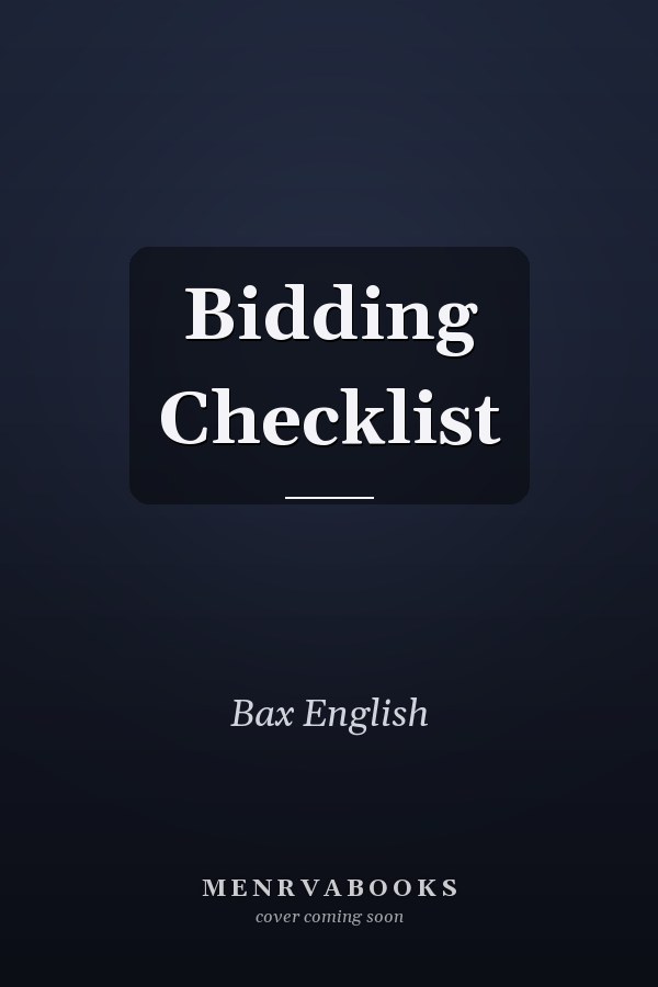 Bidding Checklist
