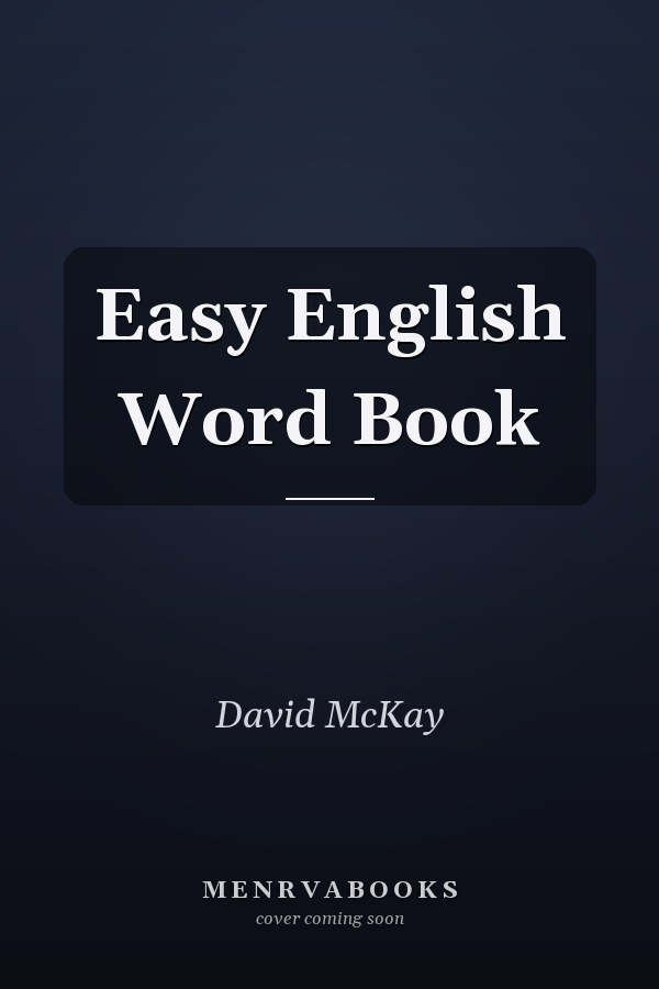 Easy English Word Book