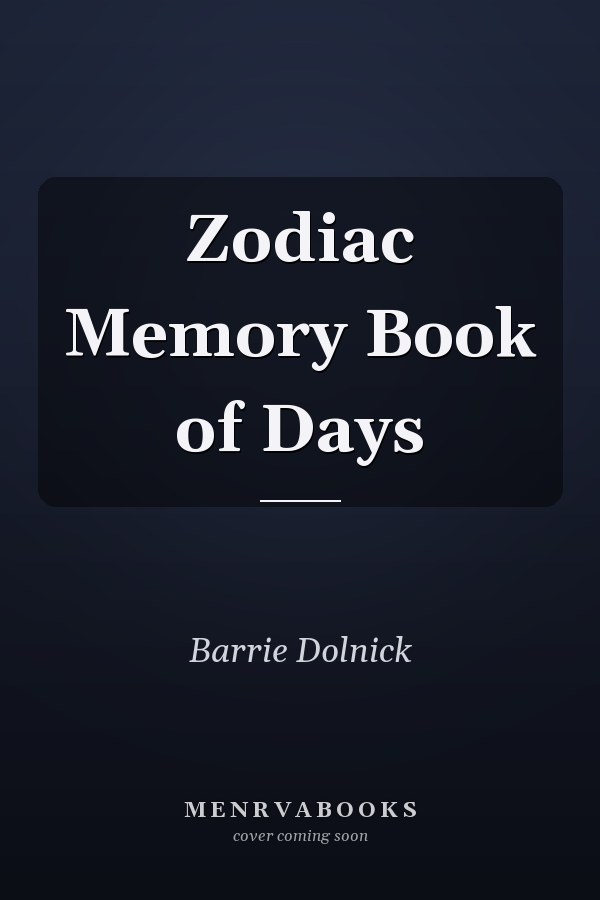 Zodiac Memory Book of Days
