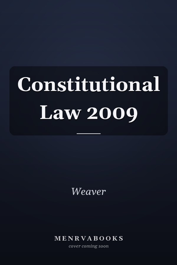 Constitutional Law 2009
