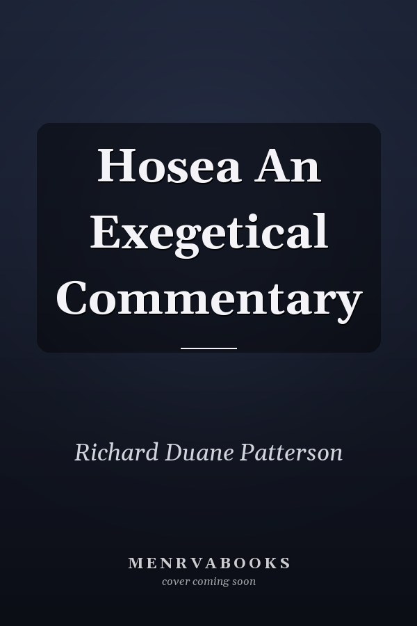 Hosea An Exegetical Commentary