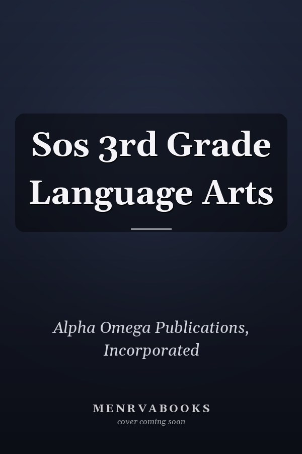 Sos 3rd Grade Language Arts