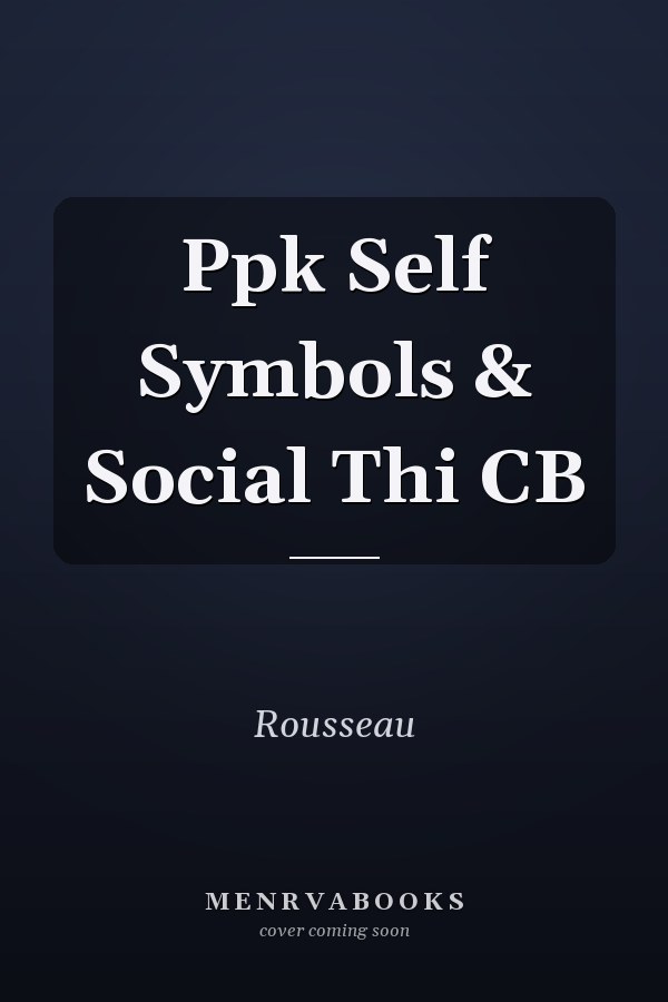 Ppk Self Symbols & Social Thi CB