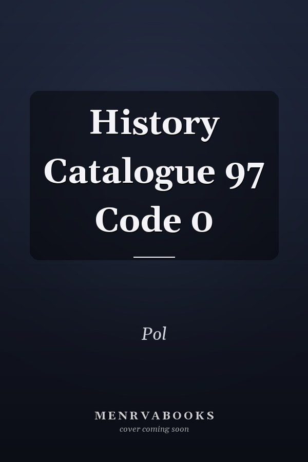 History Catalogue 97 Code 0