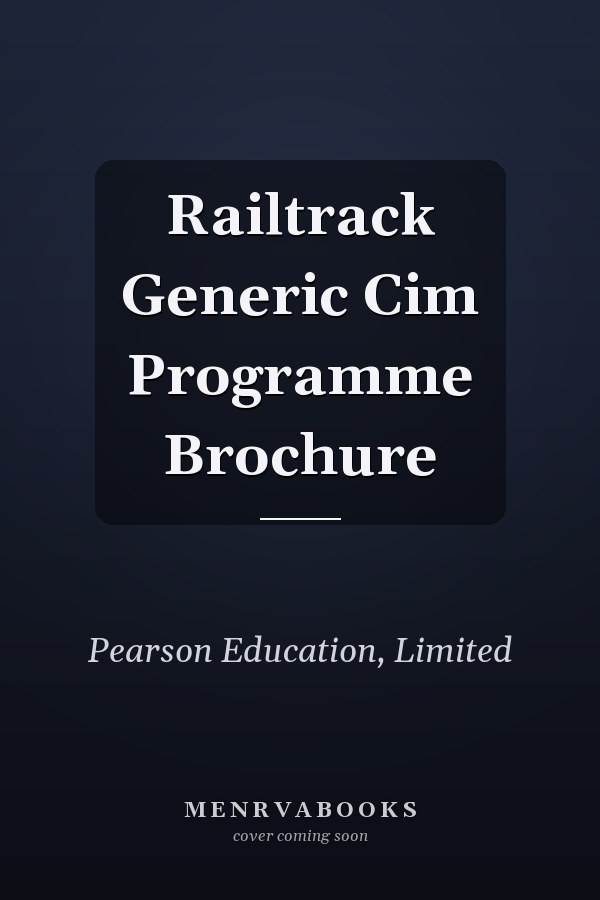 Railtrack Generic Cim Programme Brochure