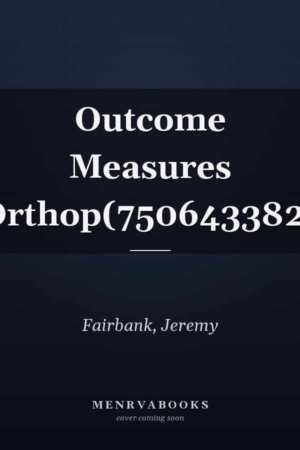 Outcome Measures Orthop(750643382)