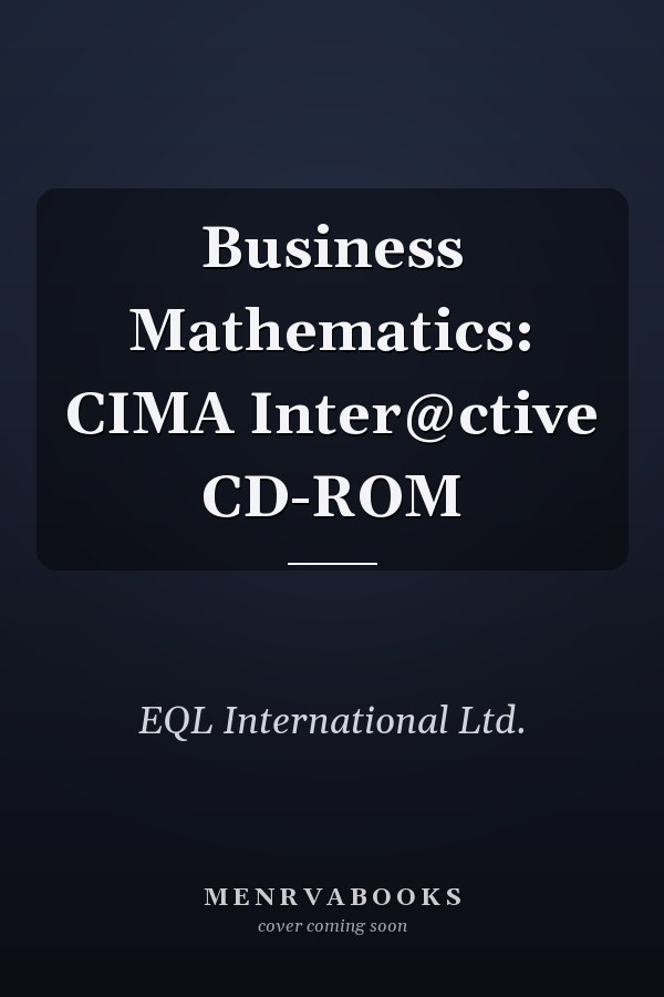 Business Mathematics: CIMA Inter@ctive CD-ROM