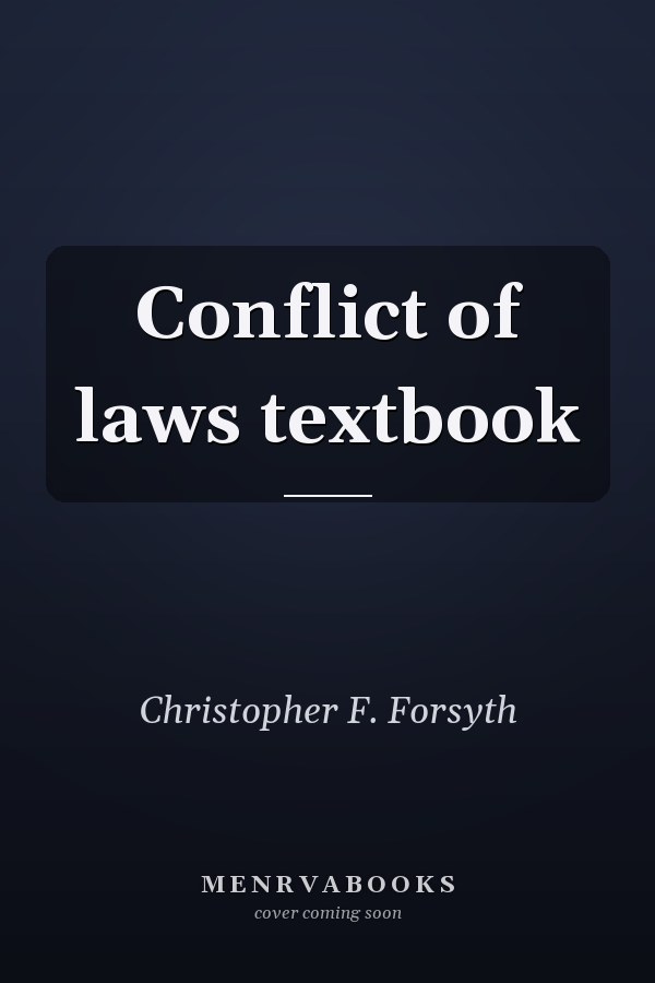 Conflict of laws textbook