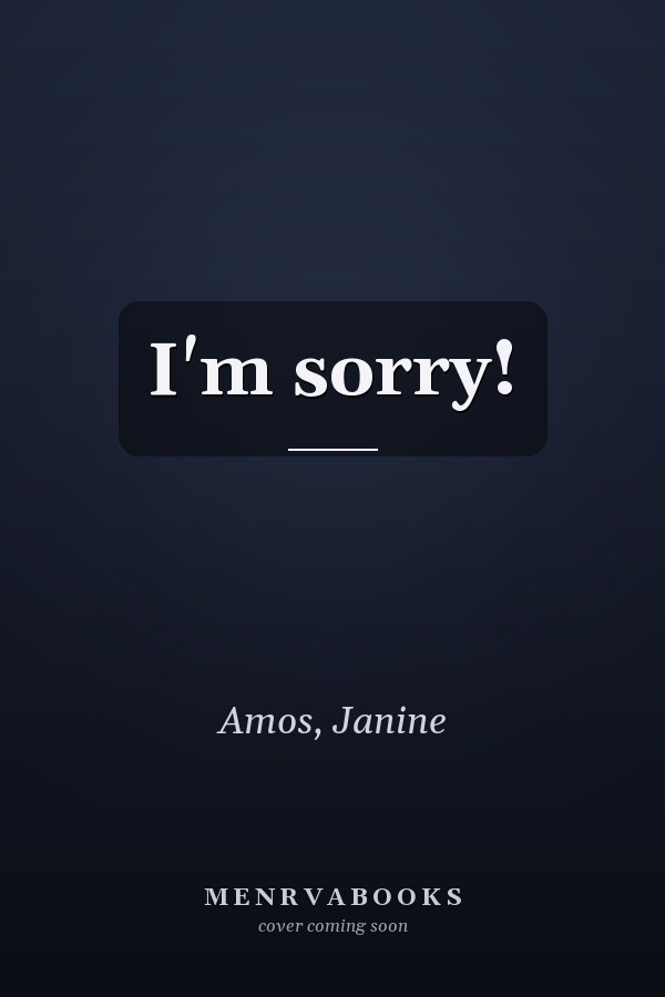 I'm sorry!