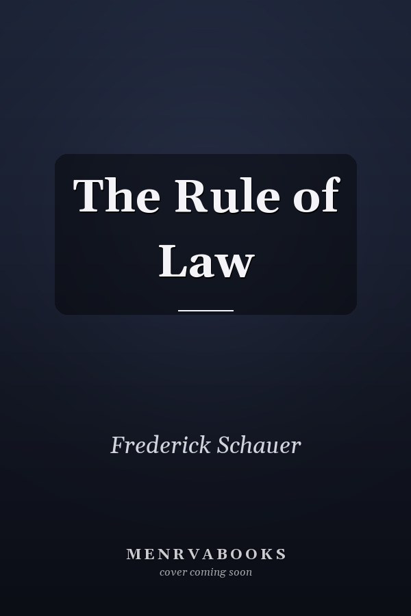 The Rule of Law