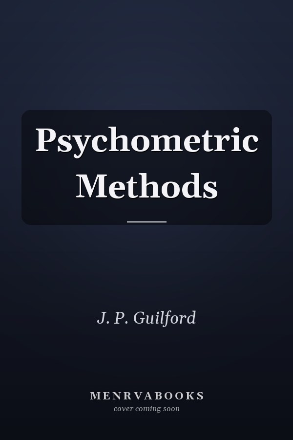 Psychometric Methods