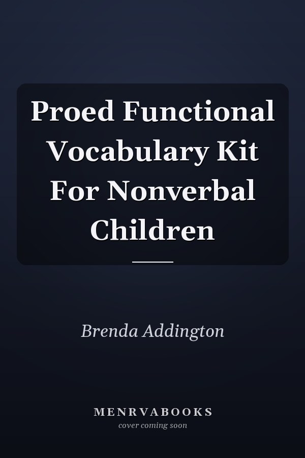 Proed Functional Vocabulary Kit For Nonverbal Children