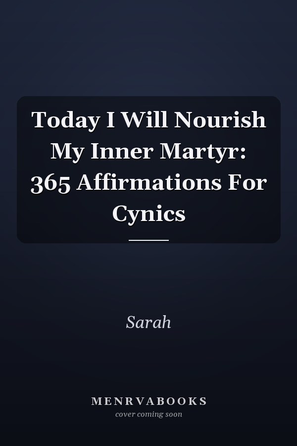 Today I Will Nourish My Inner Martyr: 365 Affirmations For Cynics