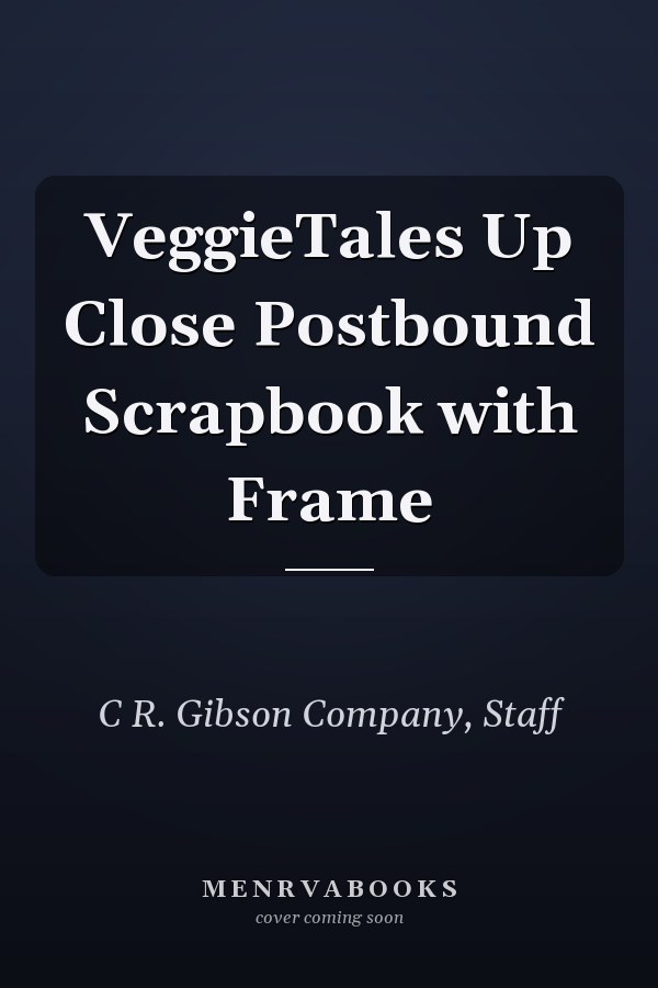 VeggieTales Up Close Postbound Scrapbook with Frame