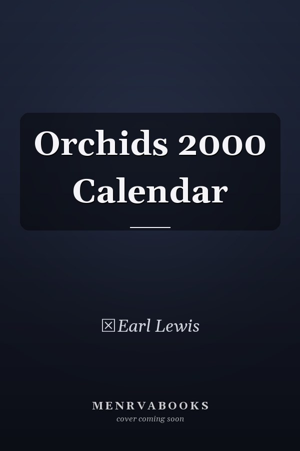 Orchids 2000 Calendar