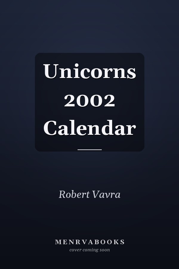 Unicorns 2002 Calendar