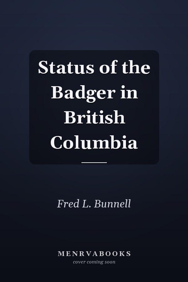 Status of the Badger in British Columbia
