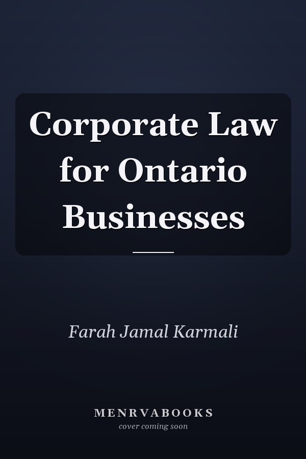 Corporate Law for Ontario Businesses