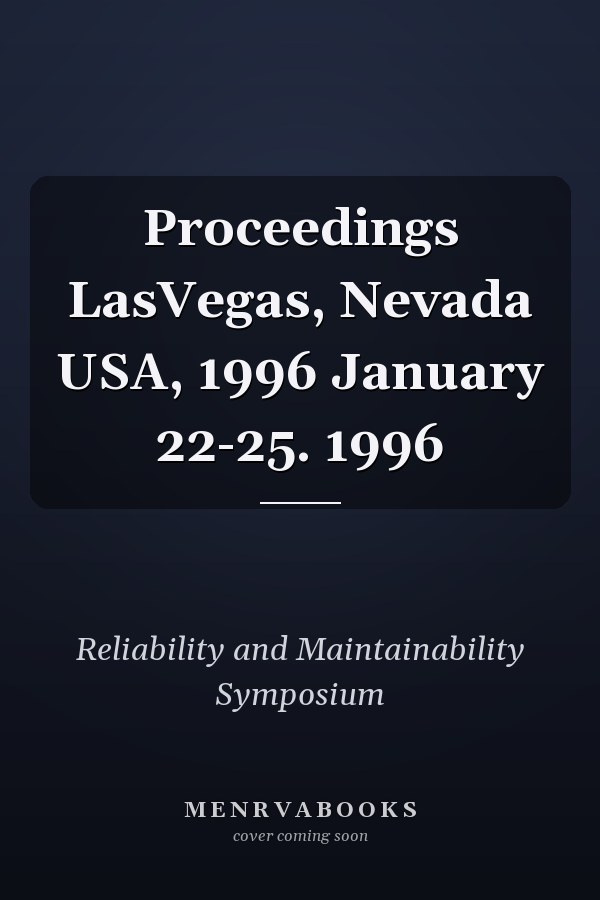 Proceedings LasVegas, Nevada USA, 1996 January 22-25. 1996