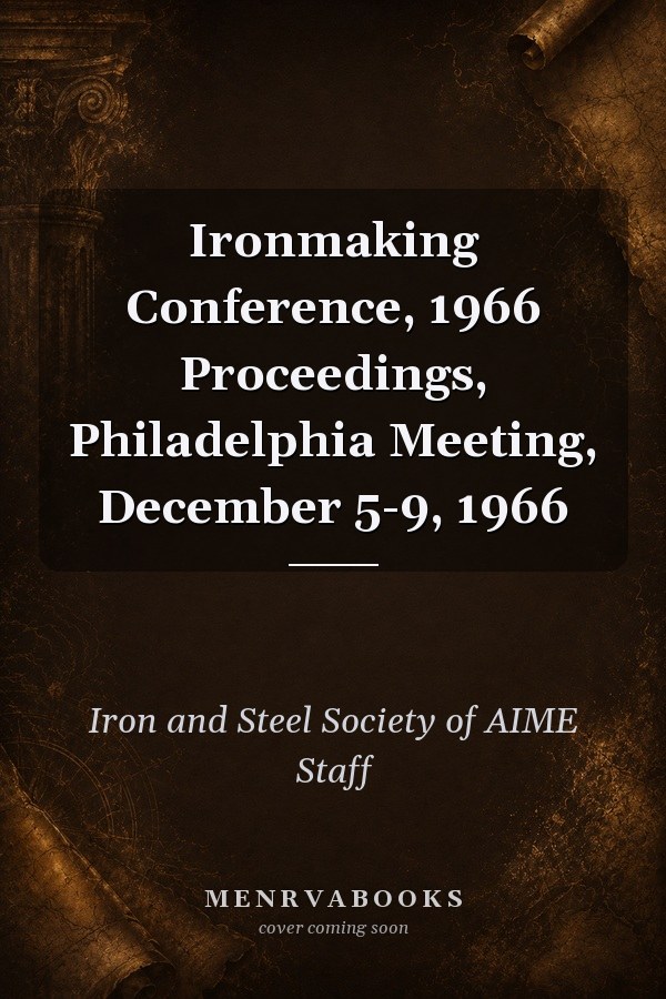 Ironmaking Conference, 1966 Proceedings, Philadelphia Meeting, December 5-9, 1966