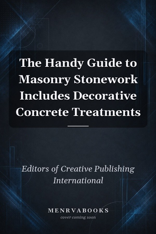 The Handy Guide to Masonry Stonework Includes Decorative Concrete Treatments