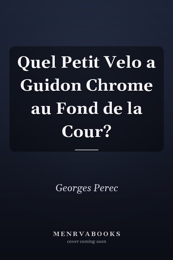 Quel Petit Velo a Guidon Chrome au Fond de la Cour?