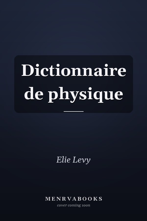 Dictionnaire de physique
