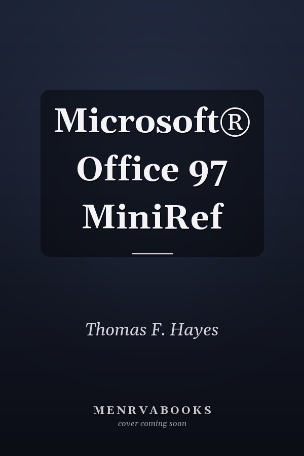 Microsoft® Office 97 MiniRef