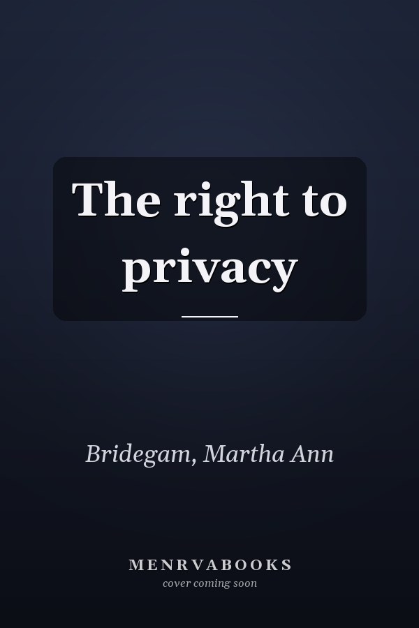 The right to privacy