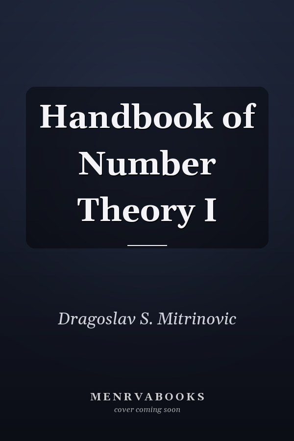 Handbook of Number Theory I