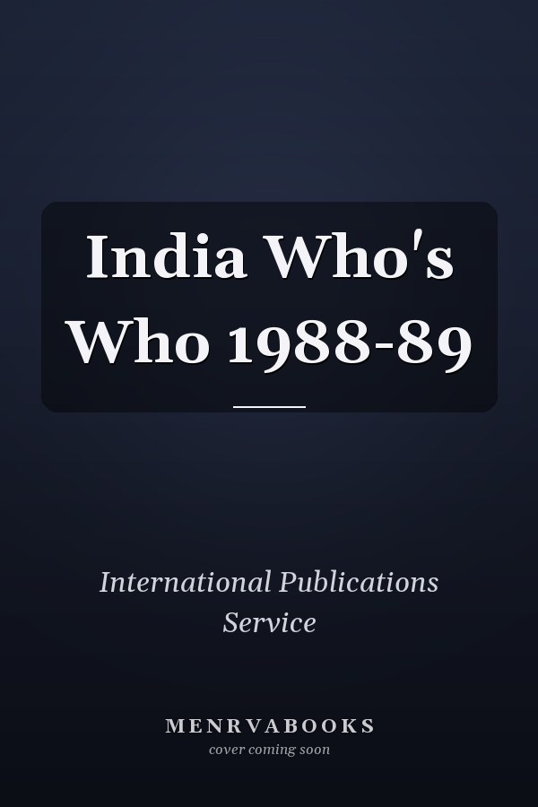 India Who's Who 1988-89