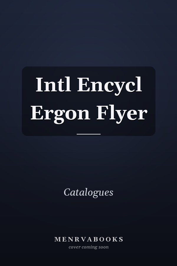 Intl Encycl Ergon Flyer