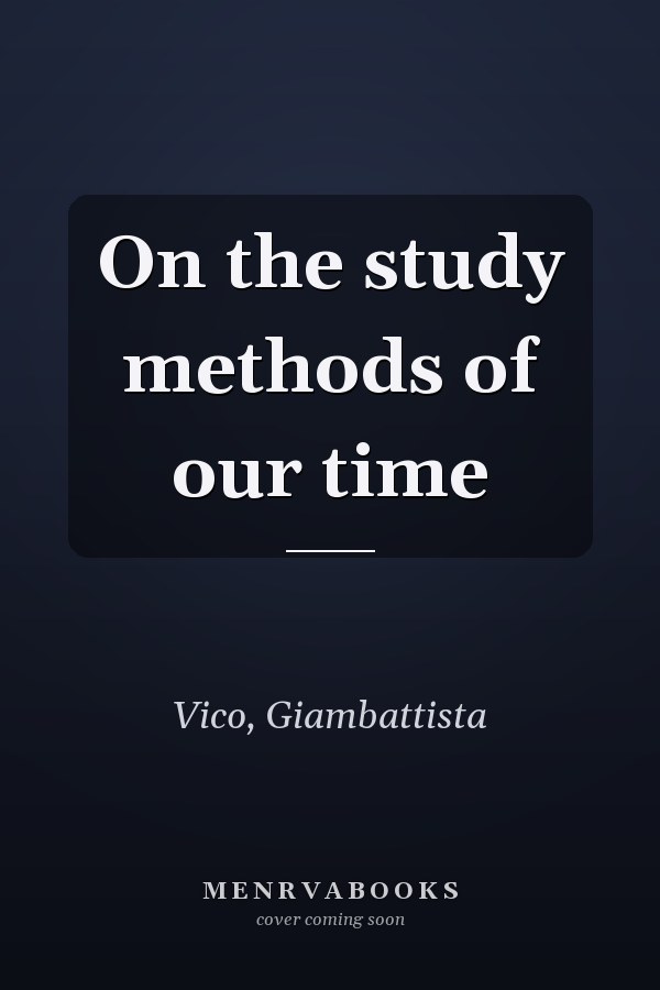 On the study methods of our time
