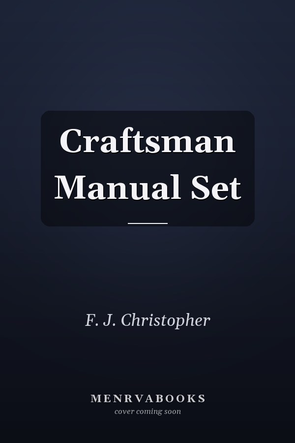 Craftsman Manual Set