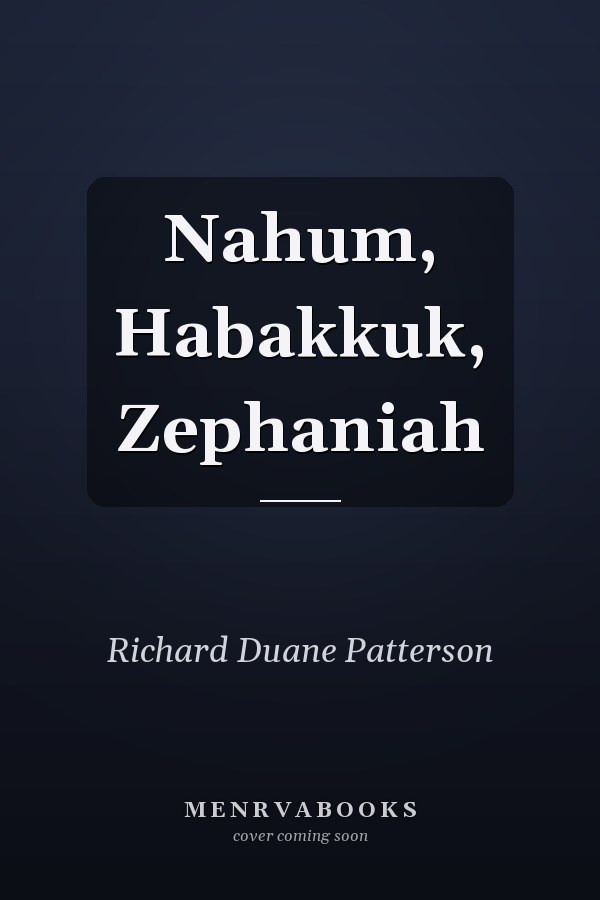 Nahum, Habakkuk, Zephaniah