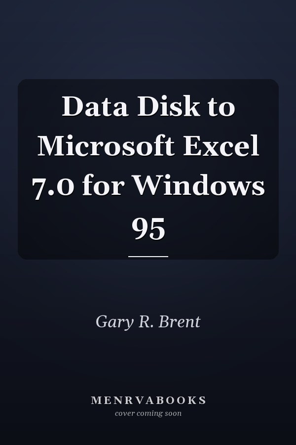 Data Disk to Microsoft Excel 7.0 for Windows 95