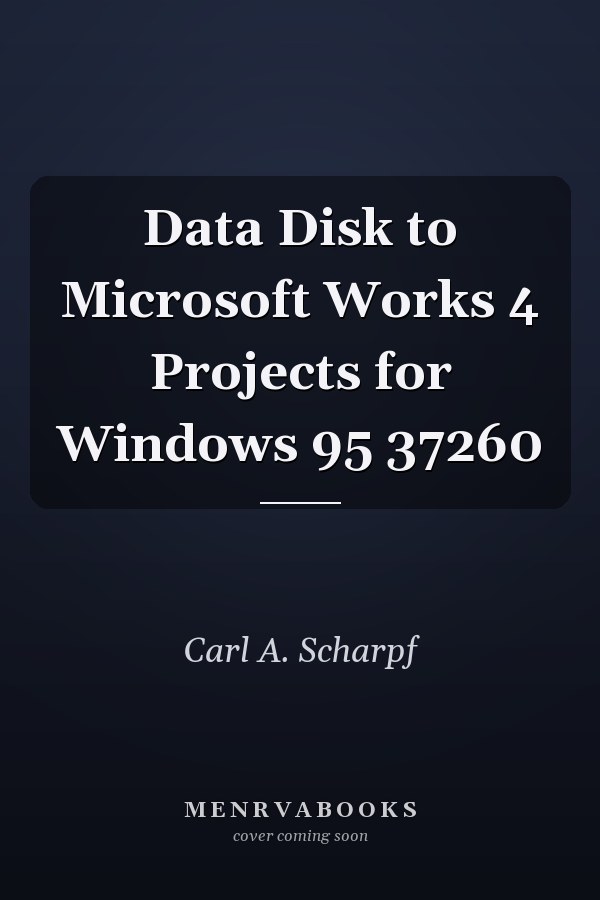 Data Disk to Microsoft Works 4 Projects for Windows 95 37260