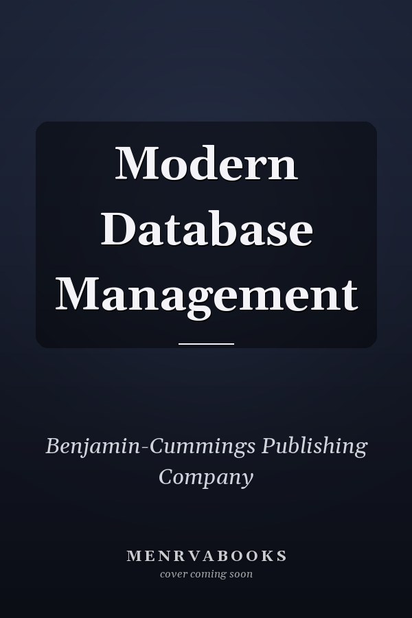 Modern Database Management