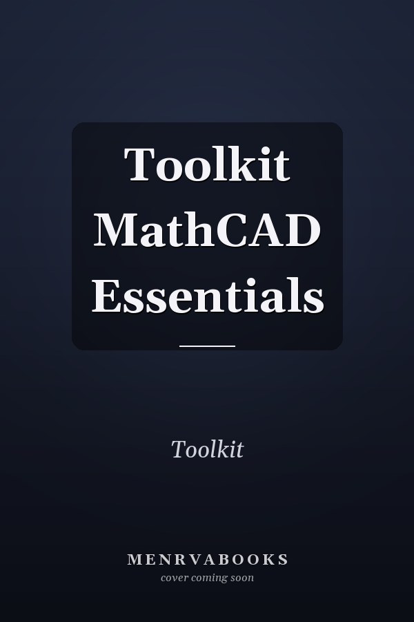 Toolkit MathCAD Essentials