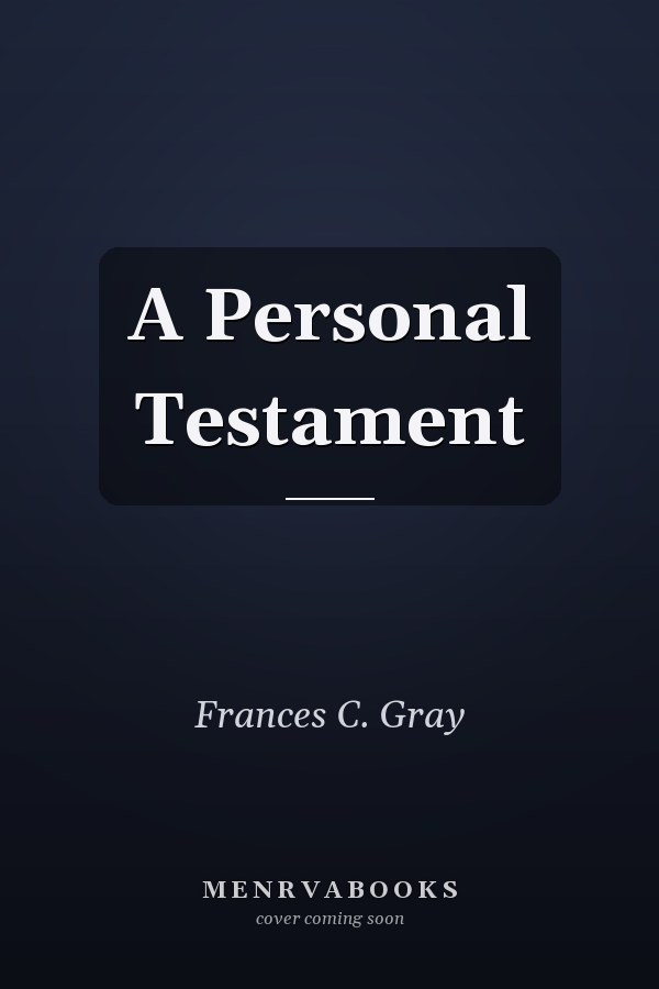 A Personal Testament