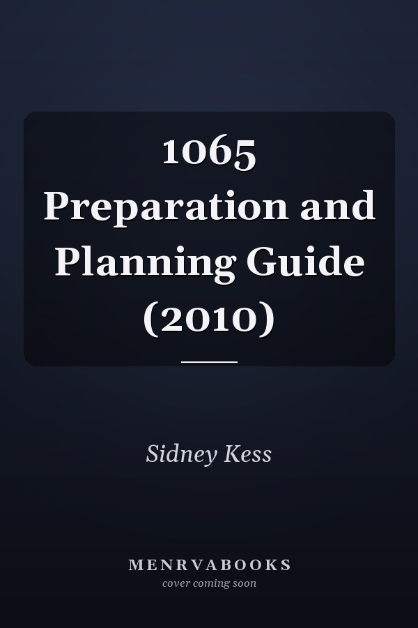1065 Preparation and Planning Guide (2010)
