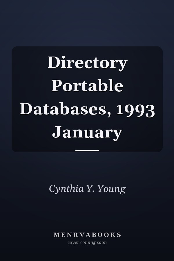 Directory Portable Databases, 1993 January