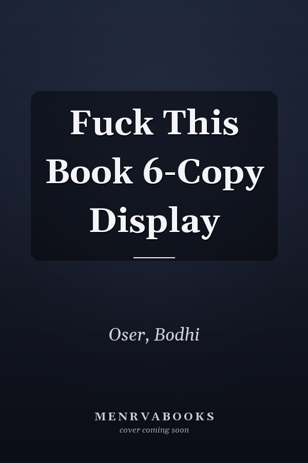Fuck This Book 6-Copy Display