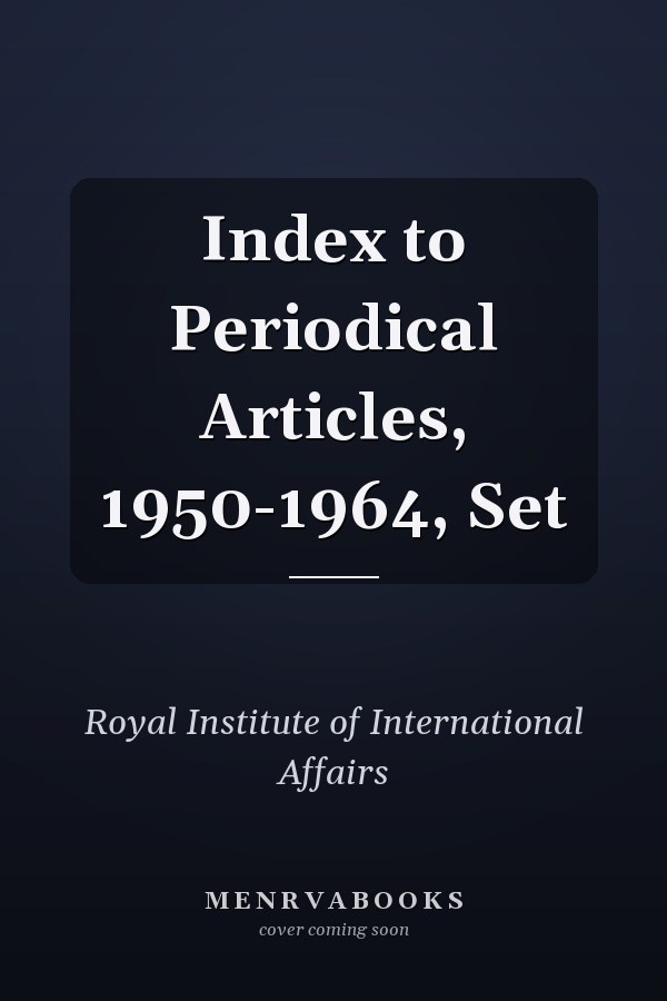 Index to Periodical Articles, 1950-1964, Set