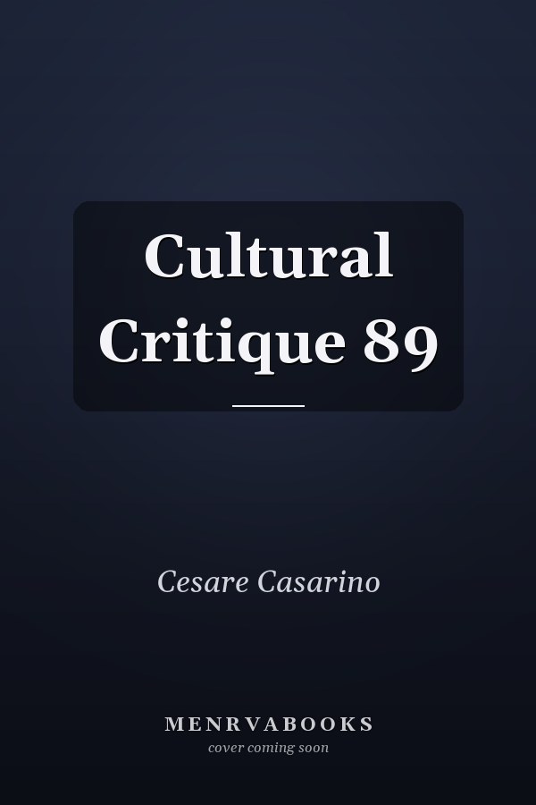 Cultural Critique 89