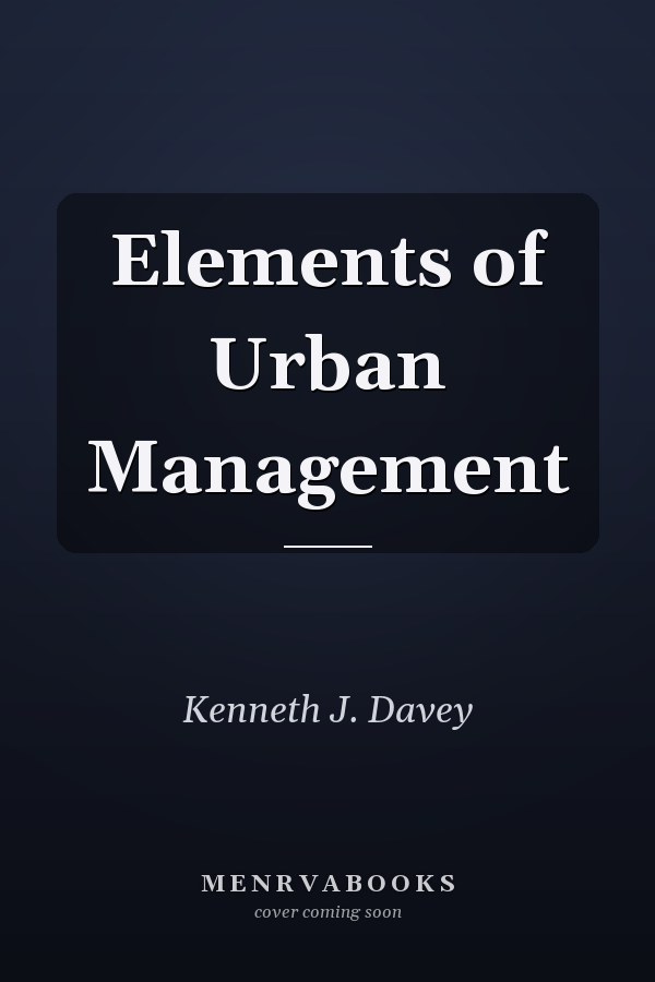 Elements of Urban Management