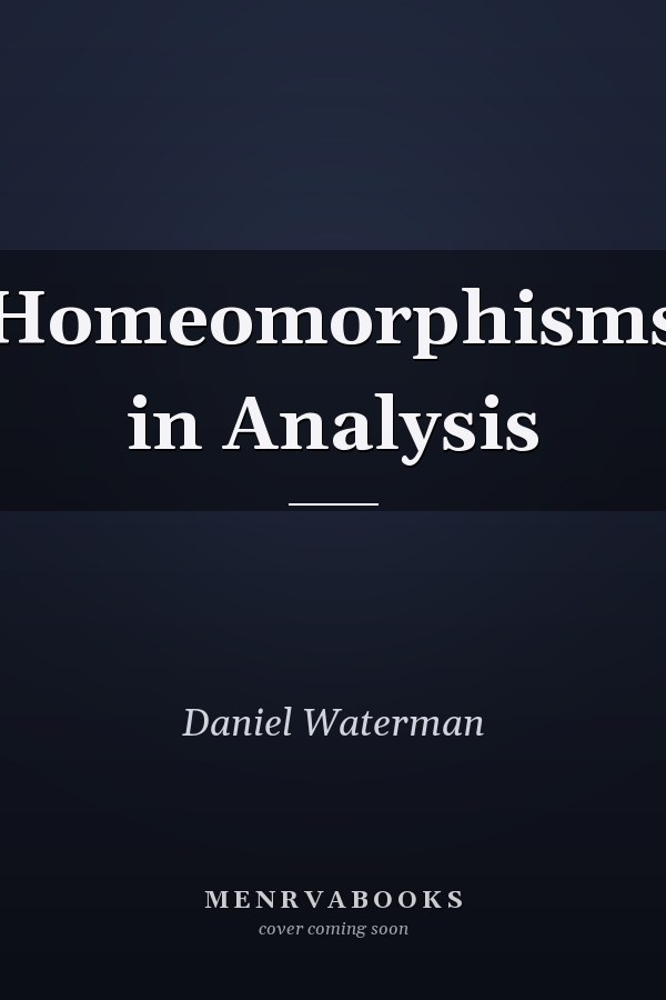 Homeomorphisms in Analysis