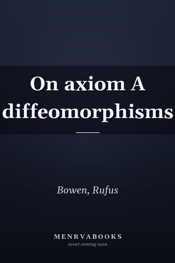On axiom A diffeomorphisms
