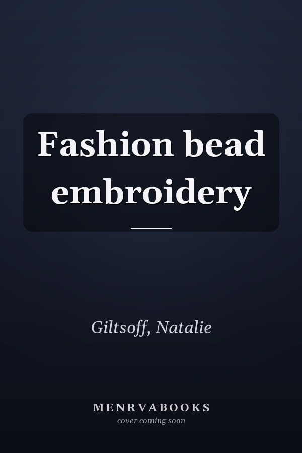 Fashion bead embroidery