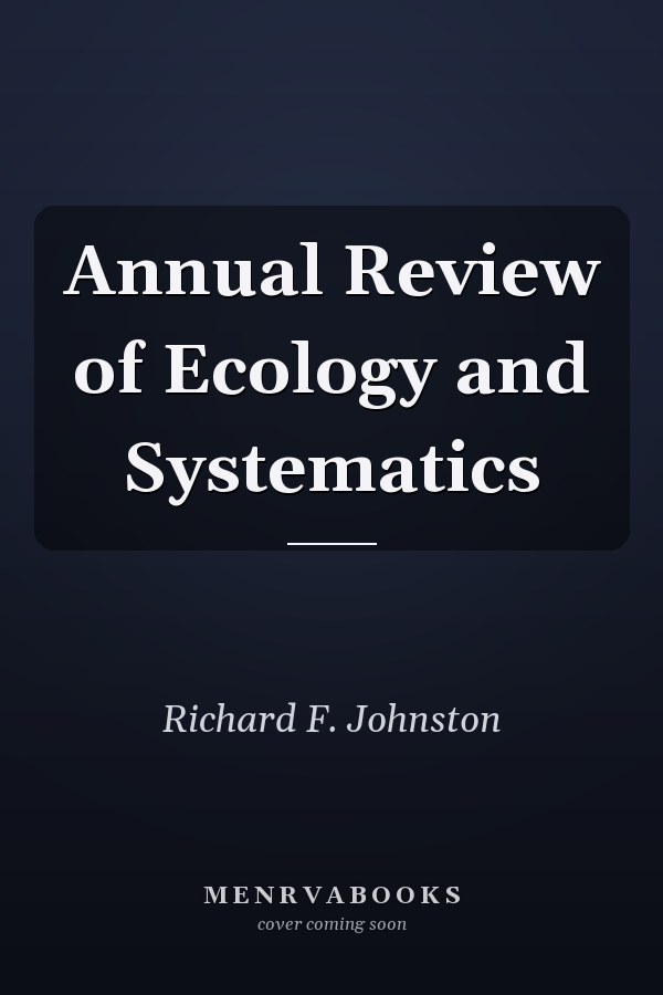 Annual Review of Ecology and Systematics